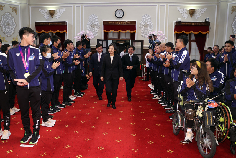 Presiden Puji Atlet Taiwan yang Mengikuti Hangzhou Para Games Sebagai Pahlawan Negara, Tegaskan Dukungan pada Persiapan Paralimpiade Paris 2024