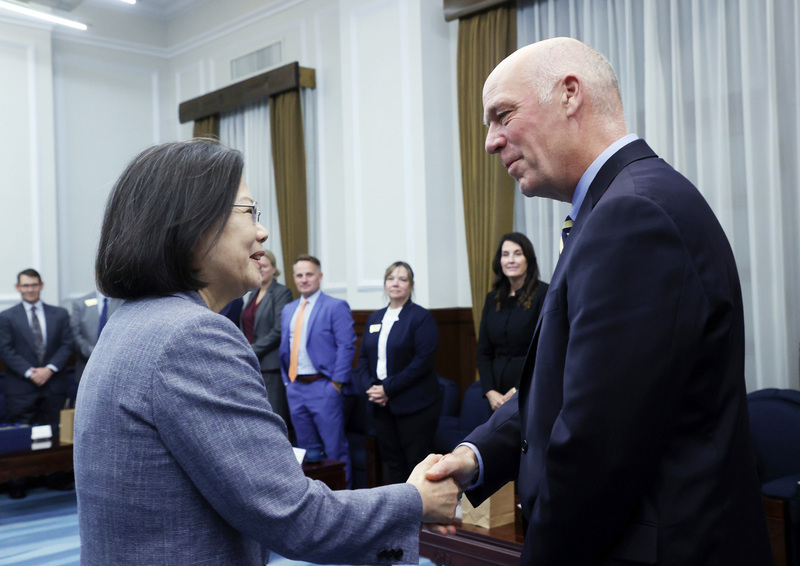 Presiden Tsai Ing-wen Bertemu Dengan Walikota Montana, Berharap Perkuat Kerja Sama