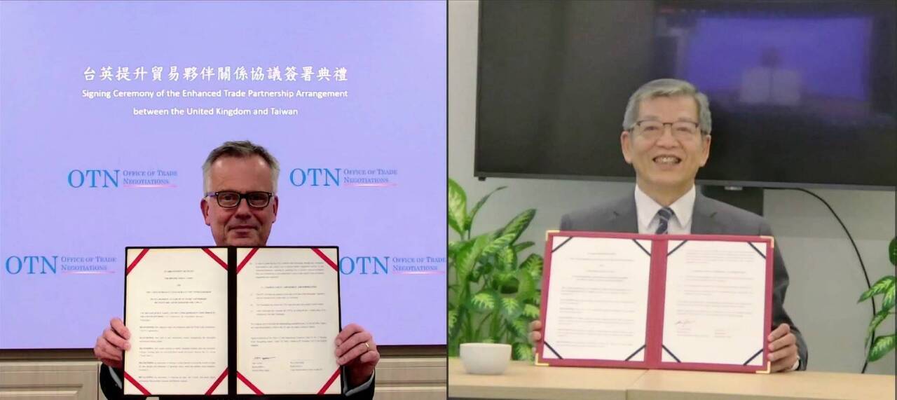 Taiwan – Inggris Resmi Menandatangani ETP, Tiga Topik Negosiasi akan Segera Dilakukan
