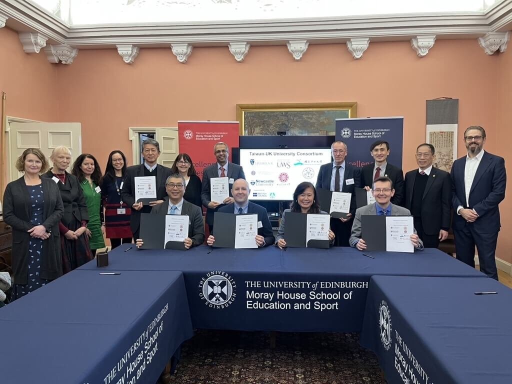 Pembentukan Aliansi Universitas Taiwan-Inggris, NTU, Universitas Edinburgh dan Universitas Lainnya Bersama-sama Promosikan Kerja Sama