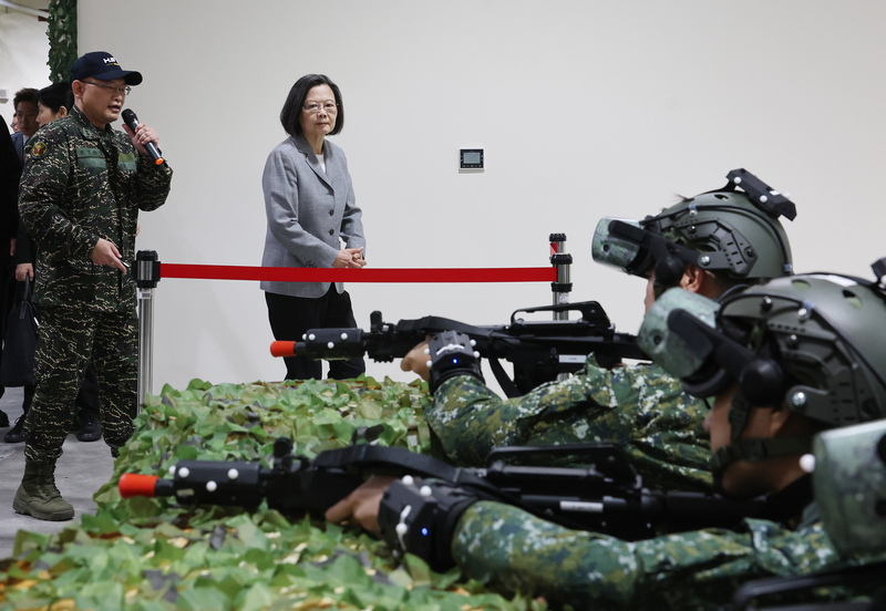 Presiden Tsai Harap Dibukanya Gedung Pelatihan Perawatan Korban Dapat Meningkatkan Perawatan Tentara Nasional