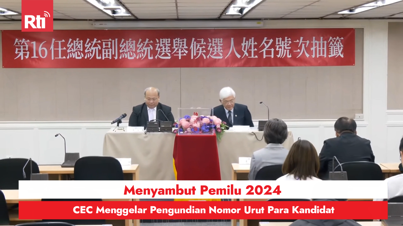 Menyambut Pemilu 2024, CEC Menggelar Pengundian Nomor Urut Para Kandidat