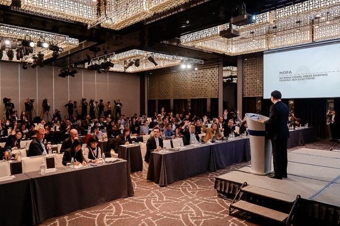Pertemuan Media Internasional Sebelum Pemilu, Menteri MOFA: Taiwan adalah Tempat Uji Coba Intervensi Tiongkok