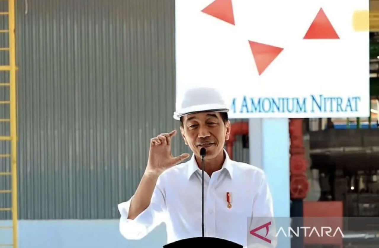 Jokowi: Industri Kaltim Amonium Nitrat dukung produktivitas pangan