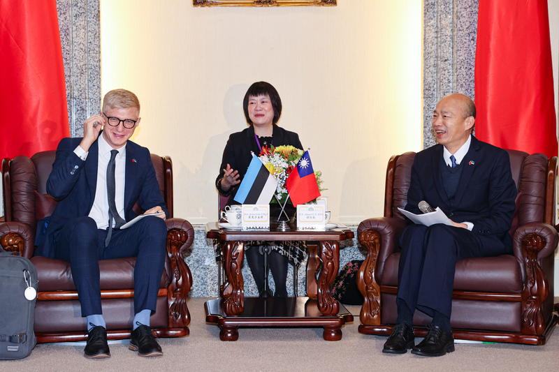 Delegasi Parlemen Estonia Berkunjung ke Taiwan, Han Kuo-yu Harapkan Peningkatan Interaksi dan Pertukaran Bilateral