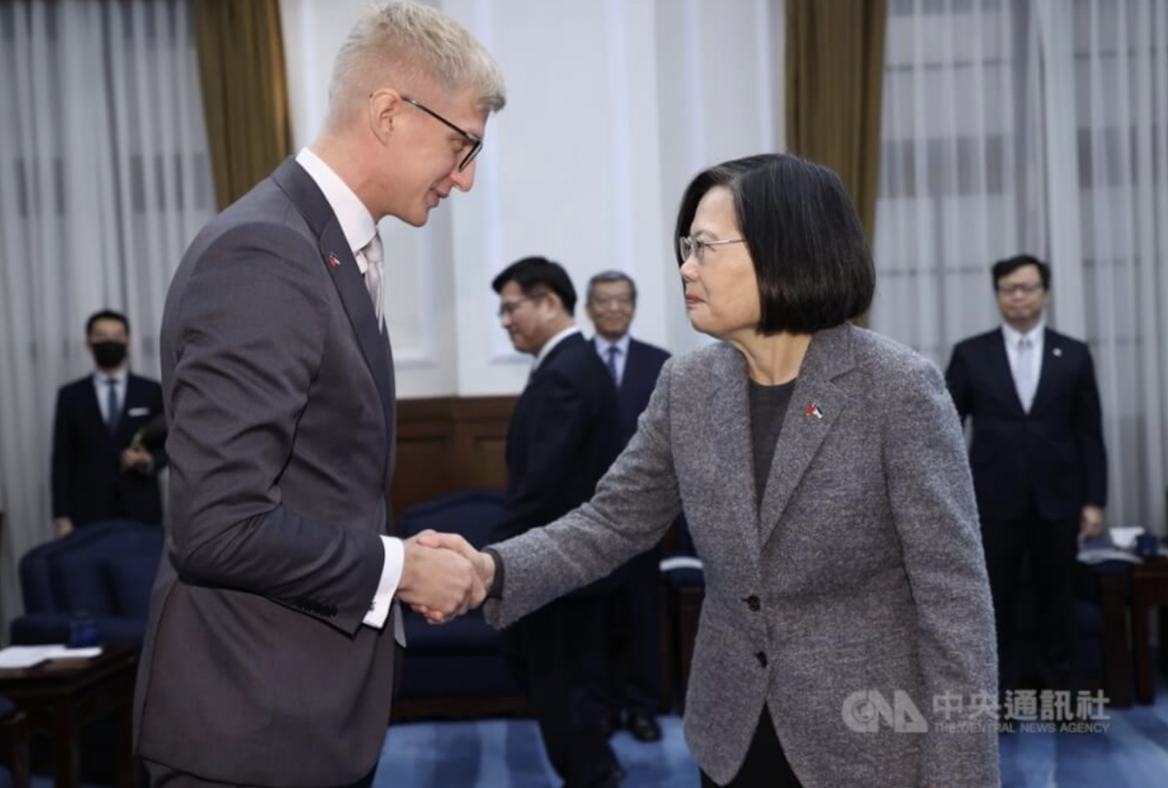 Presiden Tsai: Perkuat Kerja Sama dengan Estonia, Membantu Rekonstruksi Ukraina Secara Bertahap dan Pragmatis