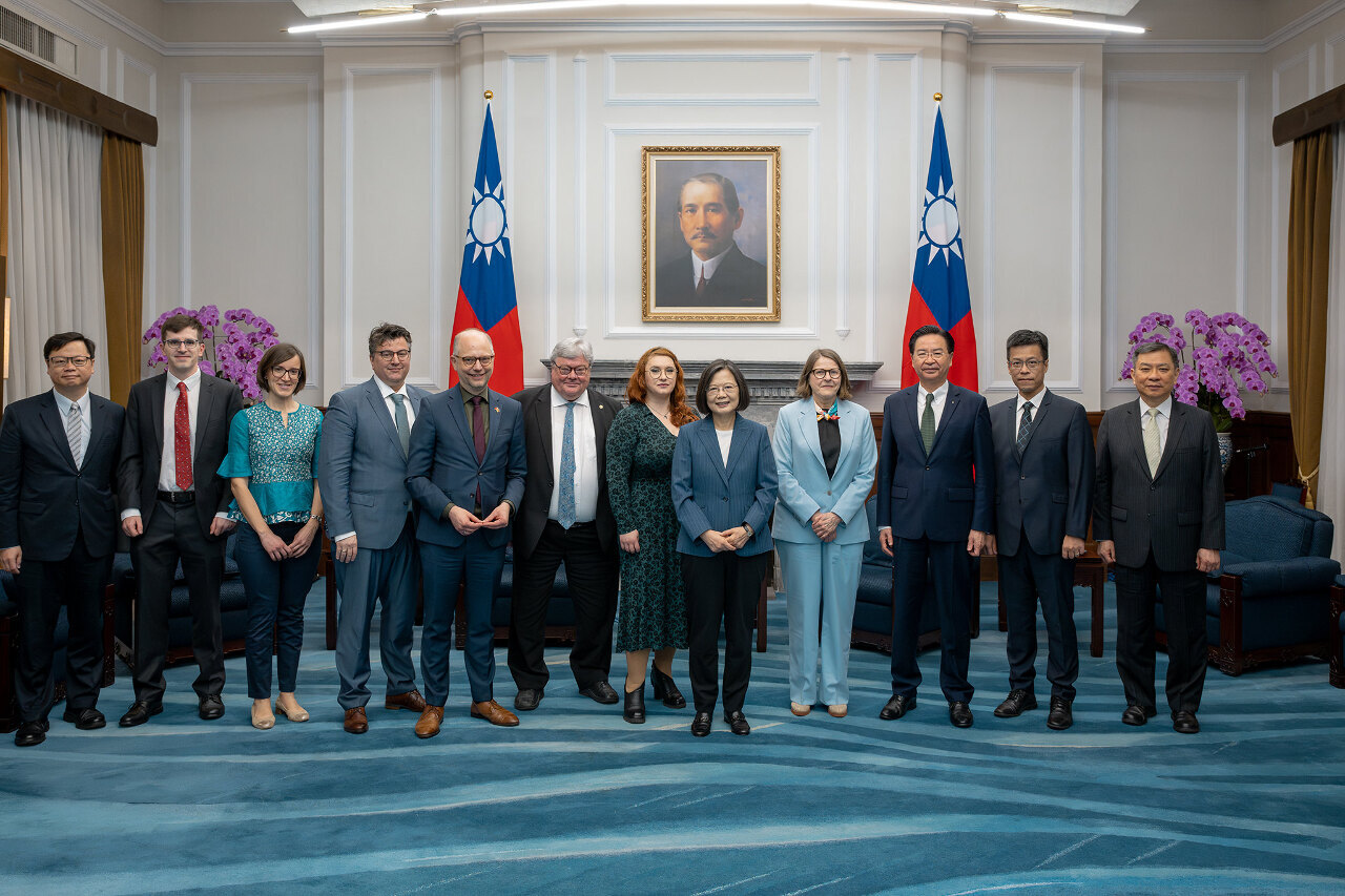 Presiden Tsai Menerima Delegasi Parlemen Eropa, Berterima Kasih Atas Keyakinan dan Dukungan Konkret terhadap Taiwan