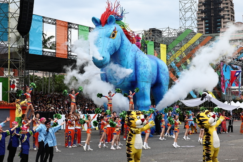 Kemeriahan Perayaan di Upacara Pelantikan Presiden dan Wapres Taiwan 2024
