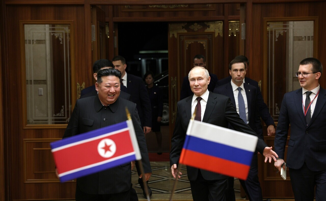 Peningkatan Hubungan Vladimir Putin dan Kim Jong-un: Pedang Bermata Dua Bagi Tiongkok. 圖:克宮