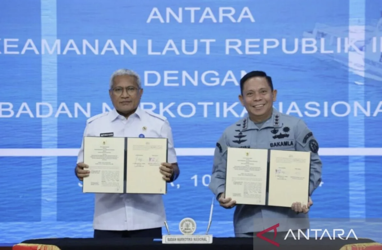 BNN-Bakamla Perketat Pengawasan Perairan RI dari Sndikat Narkotika