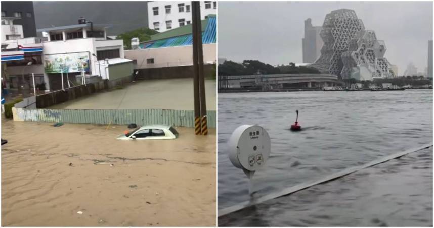 Efek Ekor Taifun yang Dahsyat! Wilayah di Kaohsiung Ini Diguyur Hujan Deras 1674 mm dalam 2 Hari, Pakar: Belum Berakhir
