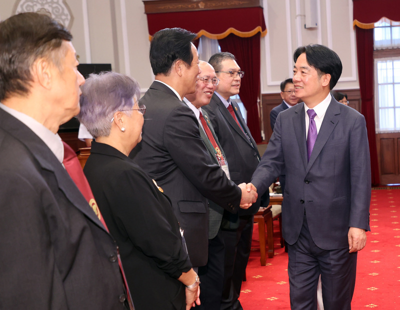Presiden Lai Ching-te Terima Kunjungan Delegasi Asosiasi Sun Yi Amerika Utara