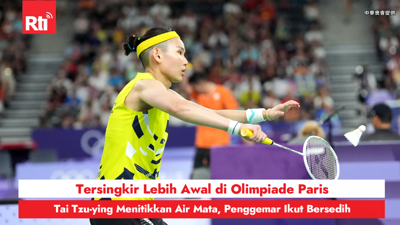 Olimpiade Paris / Tersingkir Lebih Awal di Olimpiade, Tai Tzu-ying Menitikkan Air Mata, Penggemar Ikut Bersedih