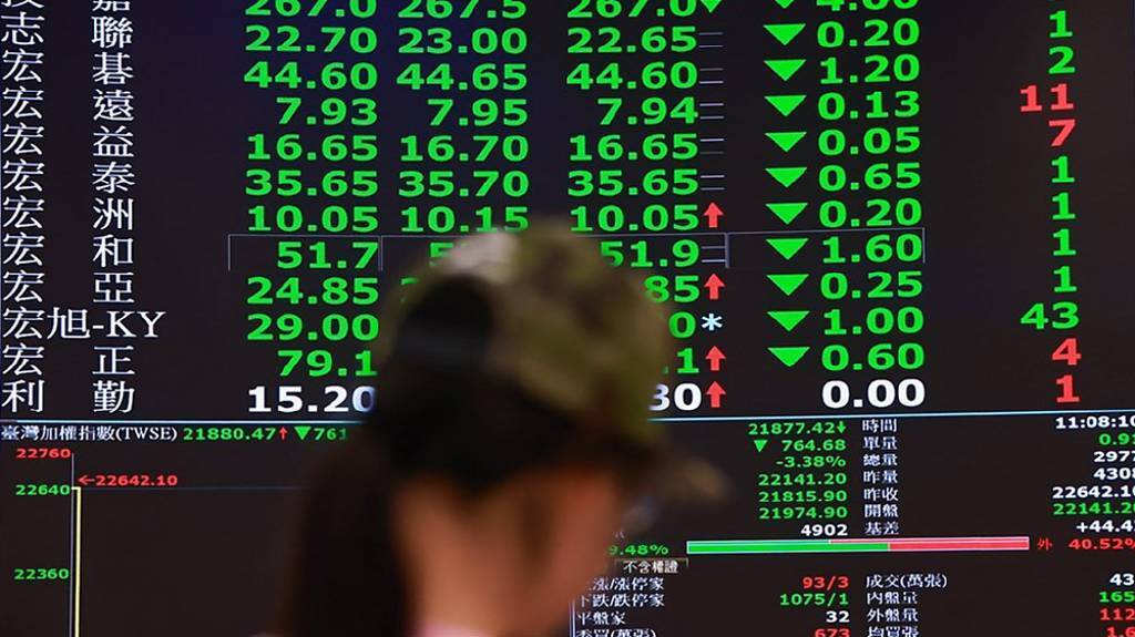 Saham Taiwan (TAIEX) Dibayangi Ketakutan Investor, Nilai Indeks Runtuh Sebanyak 1700 Poin
