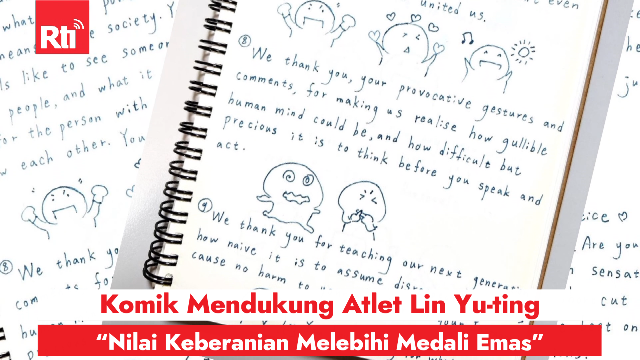 Komik Dukungan untuk Atlet Lin Yu-ting, “Nilai Keberanian Melebihi Medali Emas”