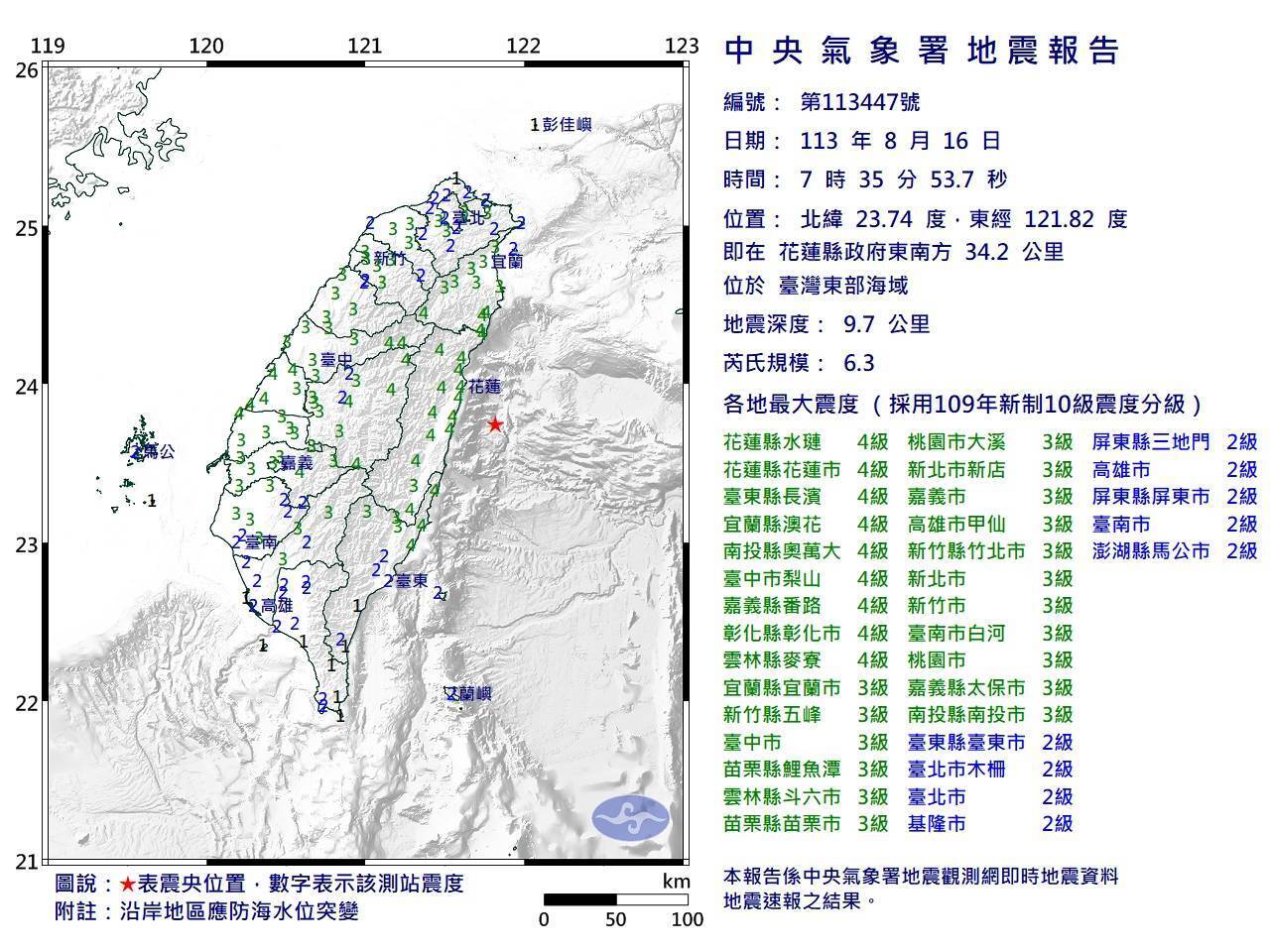Gempa Hualien 6,3 SR Hari Ini Tidak Terkait dengan Gempa 3 April, Waspadai Gempa Susulan Magnitudo 5,5 dalam 3 Hari ke Depan