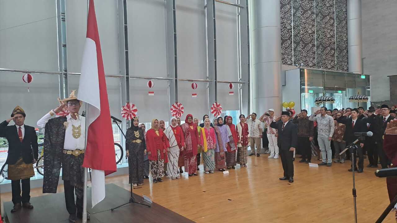 KDEI Taipei Langsungkan Upacara Bendera HUT RI ke-79