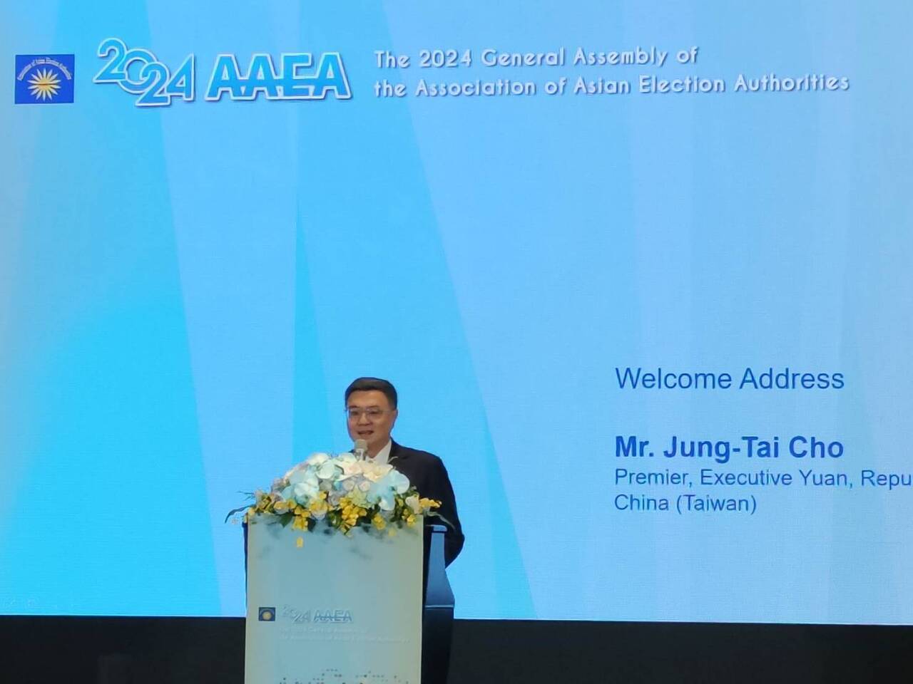 Konferensi AAEA Dibuka di Taipei, PM Cho Imbau Mitra Demokrasi Bersama-sama Menghadapi Totaliterisme Rezim Otoriter