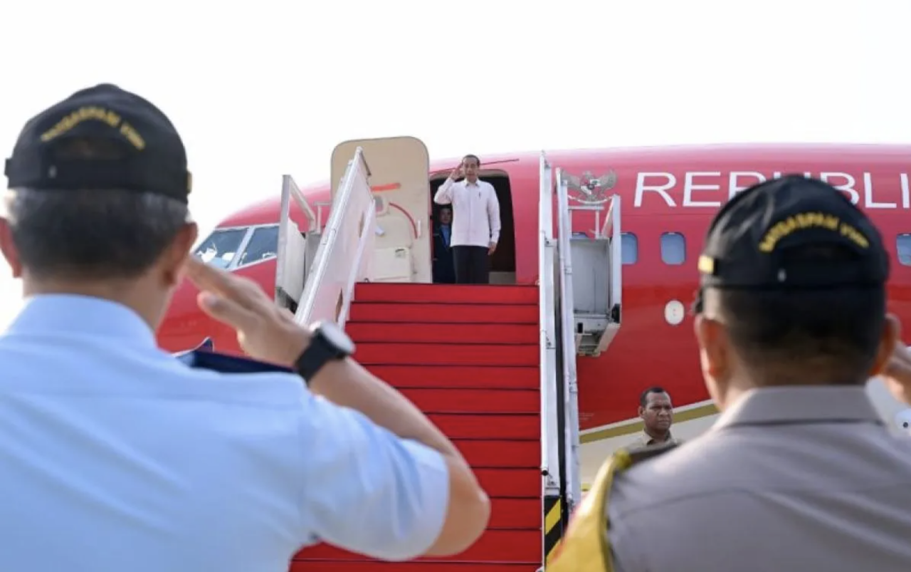 Presiden Jokowi bertolak ke Kaltim untuk kembali berkantor di IKN