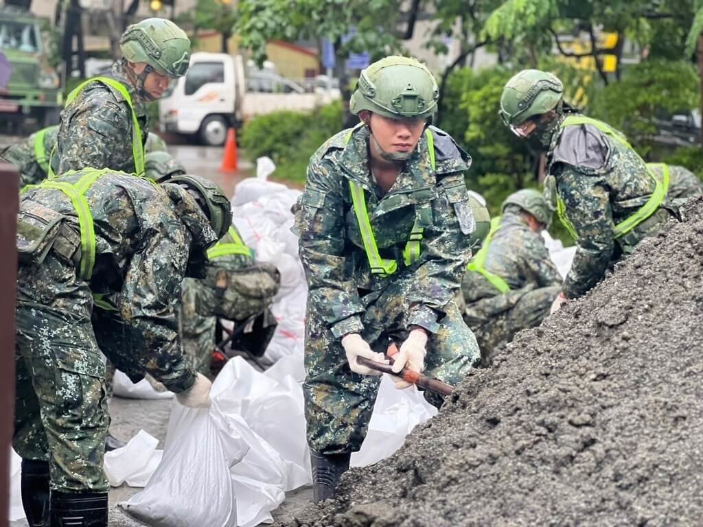 Pengaruh Taifun Krathon Terhadap Taiwan Selatan, Palagan Zona Tempur 4 Kerahkan 1.165 Tentara