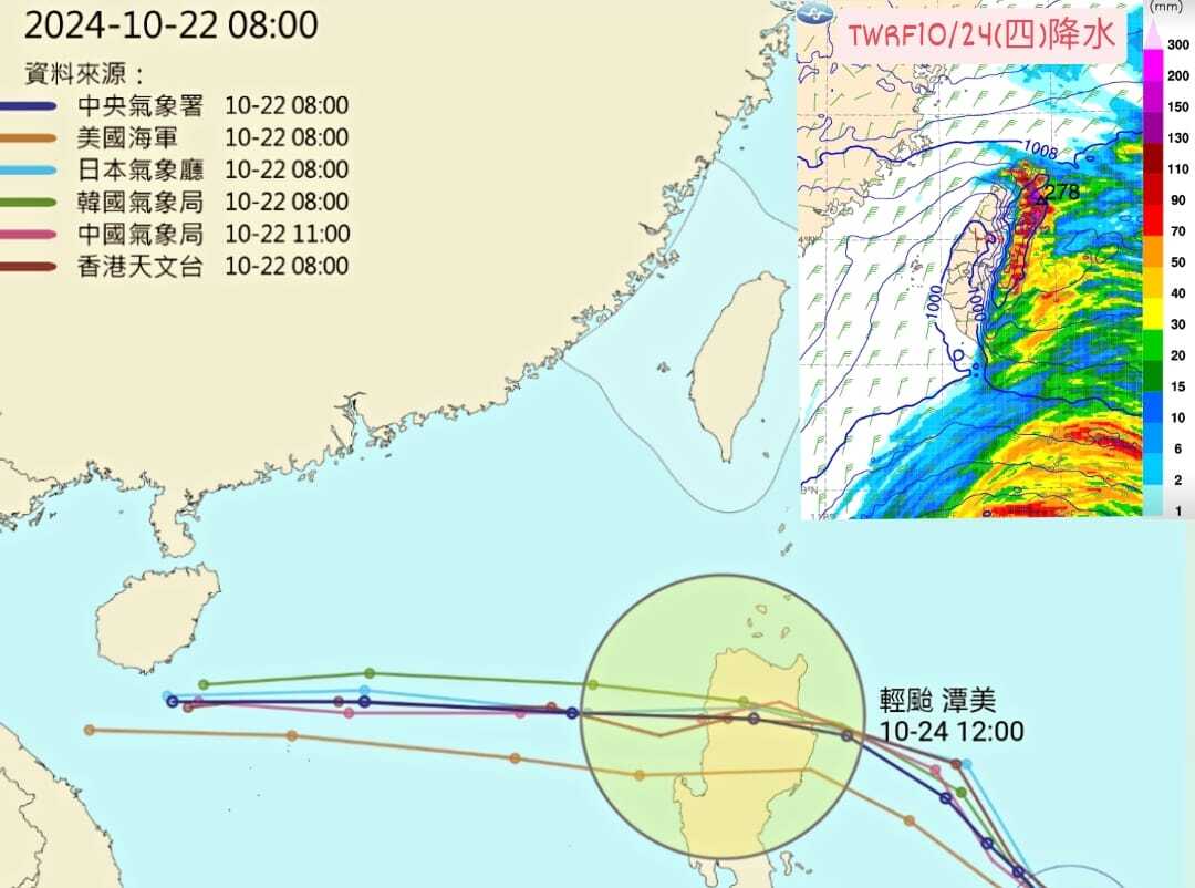 Meski Tidak Berdampak Terhadap Taiwan, Tapi Taifun Trami Tetap Tetap Membawa Angin Kencang dan Hujan Lebat, Pakar Peringatkan Area Ini: Berhati-hatilah Saat Keluar Rumah.