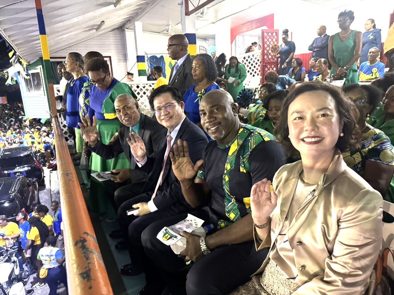 Menlu Lin Chia-lung Hadiri Perayaan HUT Kemerdekaan Saint Vincent dan Grenadines