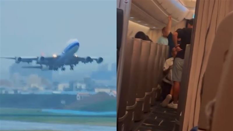 Pesawat 3 Kali Gagal Mendarat Karena Taifun! Penumpang Pria di Kelas Bisnis Ngamuk, Staf Darat China Airlines “Berlutut Meminta Maaf”