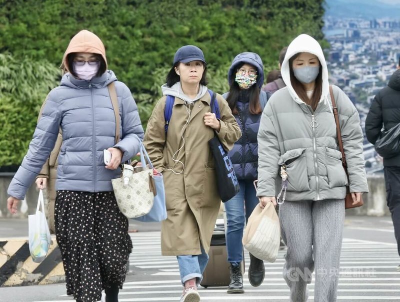 Suhu Terendah di Utara Taiwan Pada Rabu Hari Ini Menyentuh 16,3°C, Udara Dingin dan Lembap akan Menghampiri di Akhir Pekan