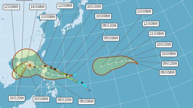 Dua Taifun Baru Terbentuk Sabtu Hari Ini (9/11), Namanya “Taifun Toraji” dan “Taifun Man-yi”, Pakar: Saat Ini Ada 3 Taifun yang Aktif di Sekitar Taiwan, Ini Prediksinya