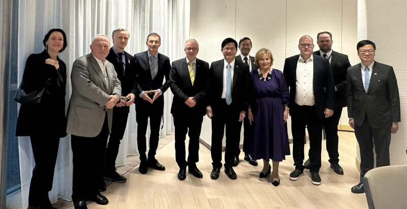 Kunjungan Pertama Lin Chia-lung ke Eropa, Disambut Hangat oleh Anggota Parlemen Belgia dan Parlemen Eropa