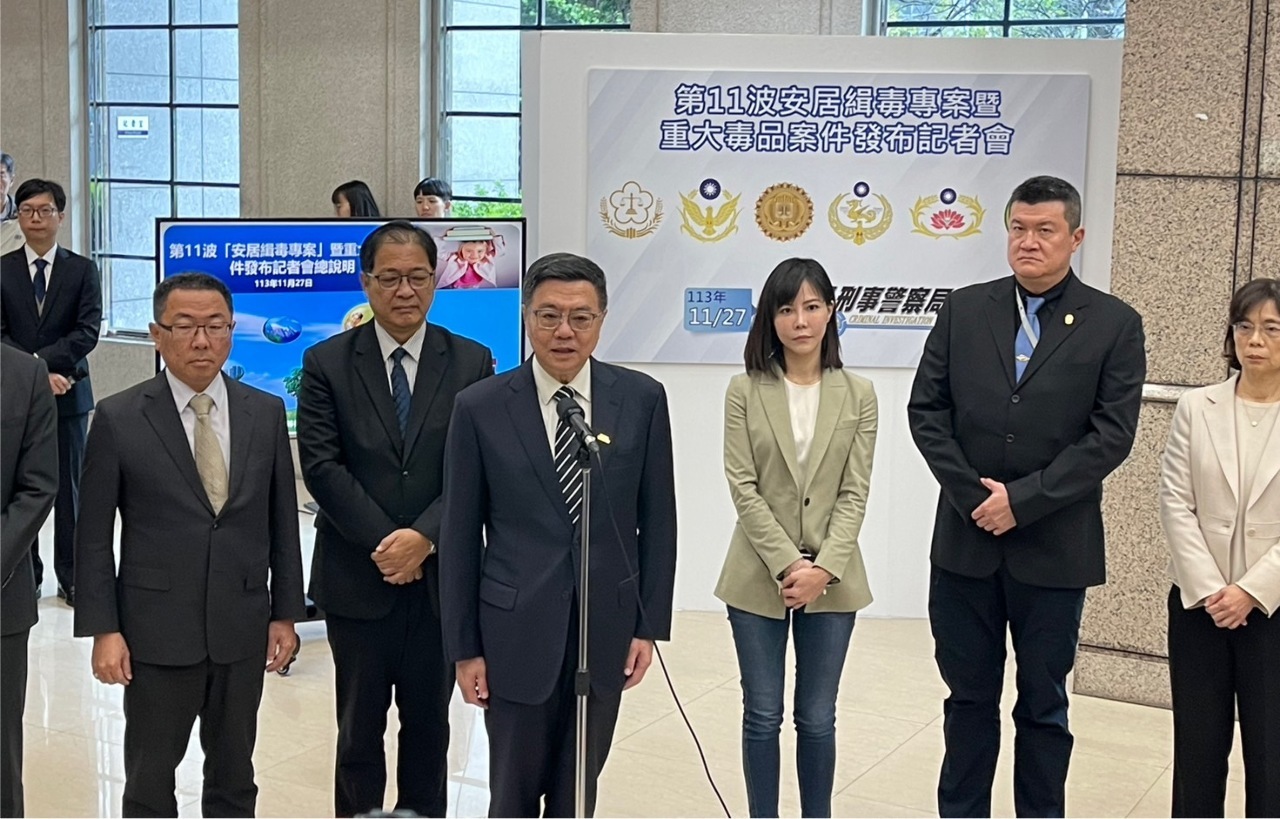 Kejaksaan Ungkap Kasus Narkoba Etomidate Terbesar di Taiwan, PM Cho: Nol Toleransi terhadap Segala Jenis Narkoba
