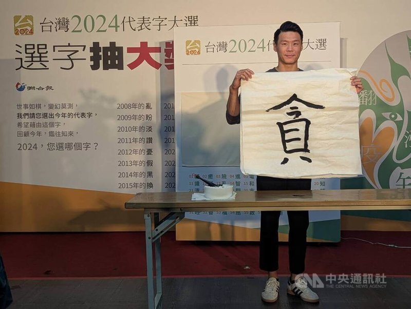 1 Karakter (Aksara) yang Mewakili Taiwan untuk Tahun 2024