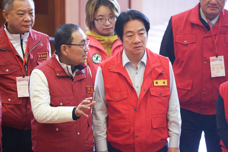 Presiden Lai Inspeksi di Pusat Penanggulangan Bencana di Kota New Taipei