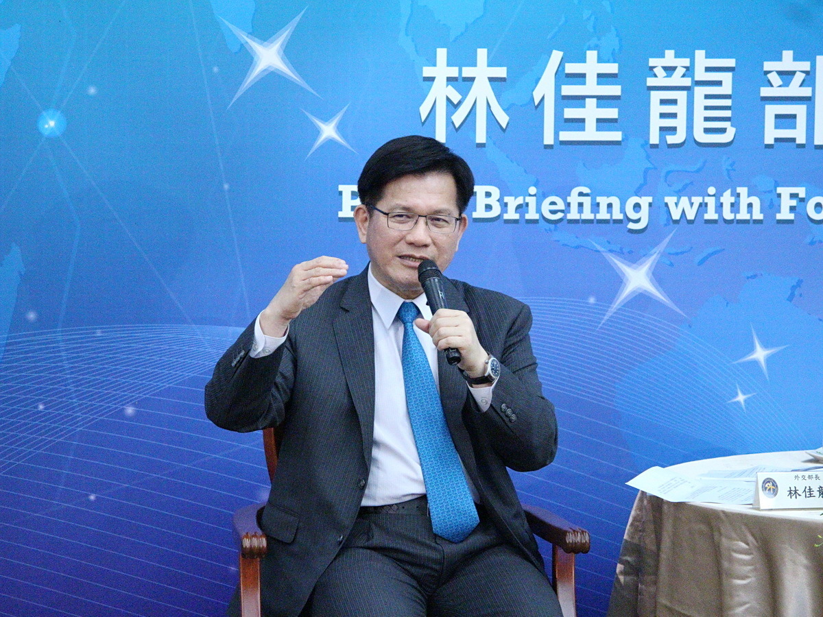 Menlu: Jaga Persahabatan dengan Negara Sekutu Sambil Memperluas Hubungan Diplomatik Taiwan Adalah Fokus Pekerjaan Saat Ini