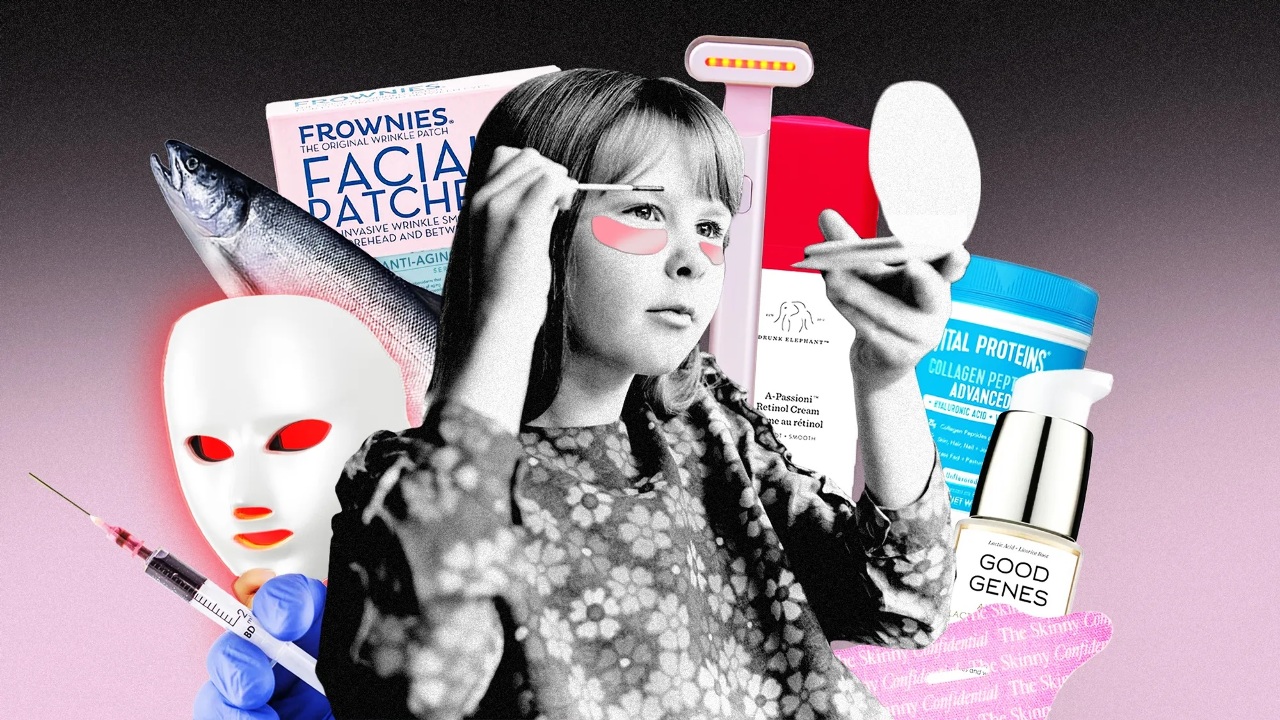 Ilustrasi keinginan awet muda dari generasi muda (foto: Teen Vogue)