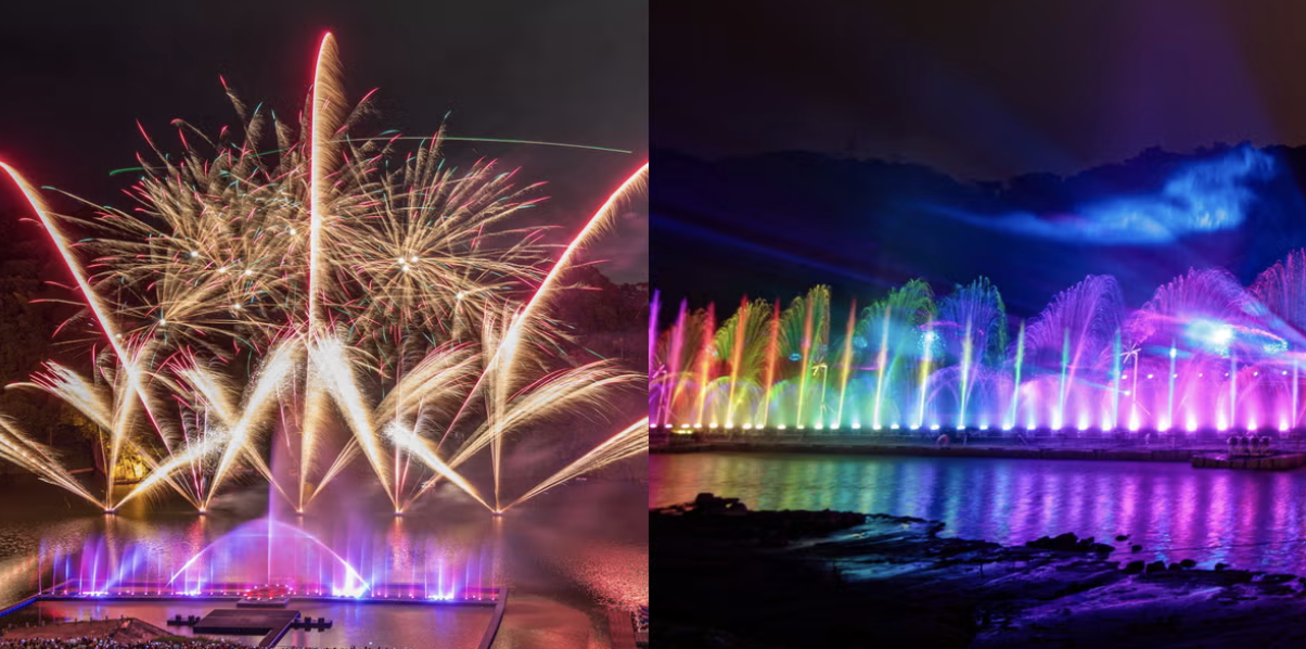 “2025 Bitan Water Show” Semarakkan Malam Distrik Xindian, Kota New Taipei