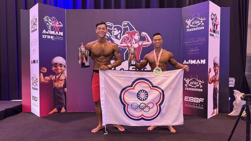 Binaragawan Taiwan Gondol Medali Emas IFBB di Kariman Ajman