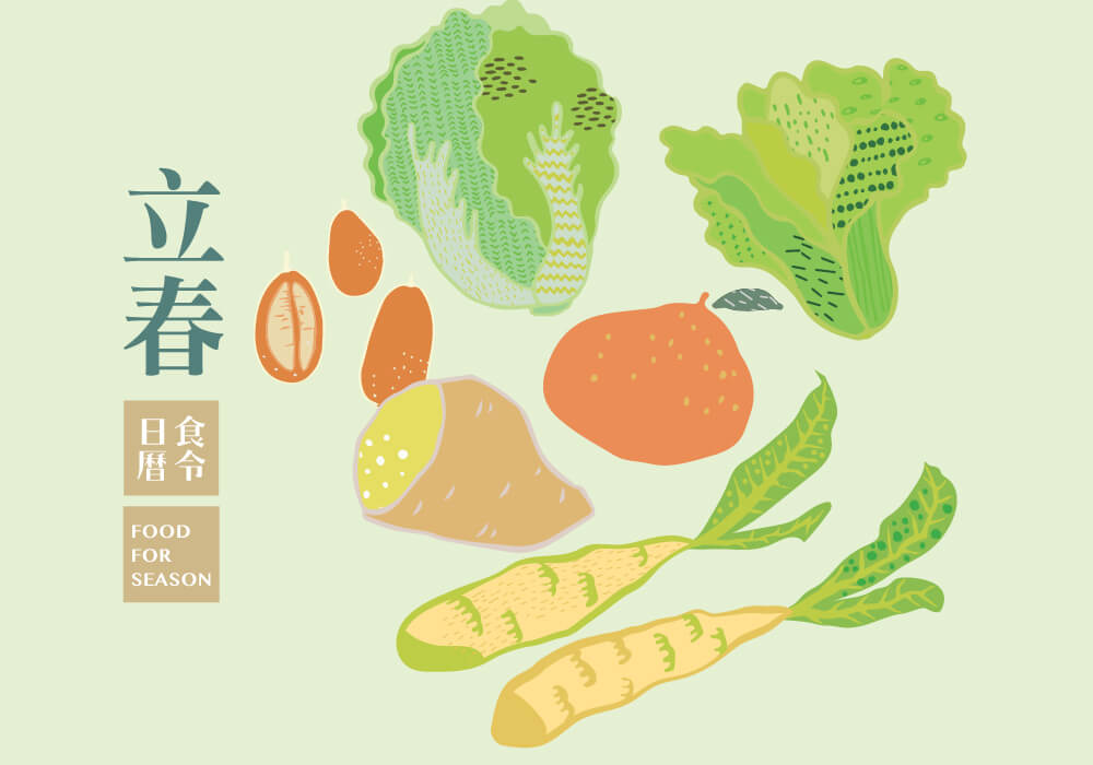 食令節氣情療室】立春迎新做什麼，節氣由來、食物介紹| 食令日曆FOOD FOR SEASON