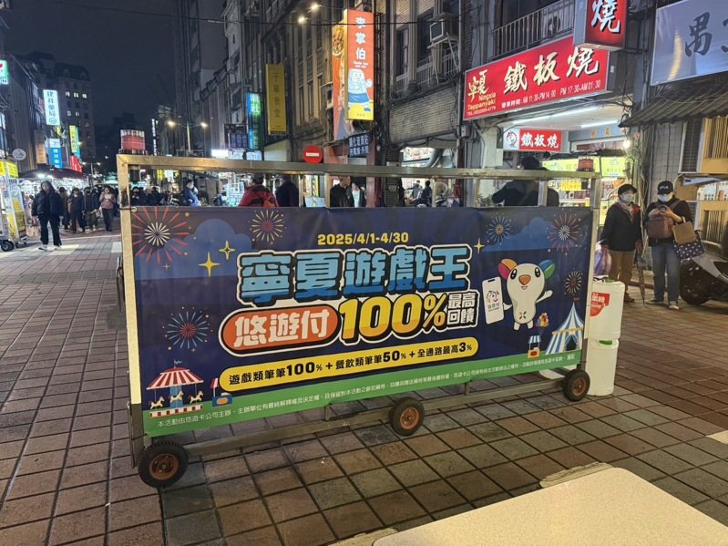悠遊付4月推「寧夏遊戲王」,最高領100%回饋金。圖/悠遊付提供