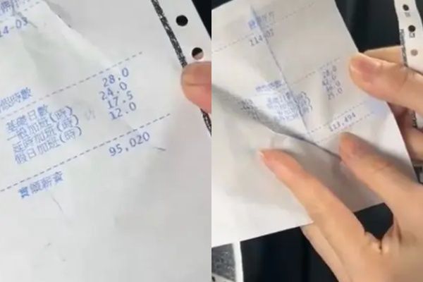 ▲來台打拚的兩位越南女生，互曬薪資條。（圖／翻攝自Dcard）