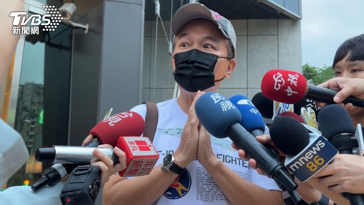 孫鵬表示對於兒子的事還有很多事情要釐清，待司法調查後再找機會說明。（圖／張貴翔攝）