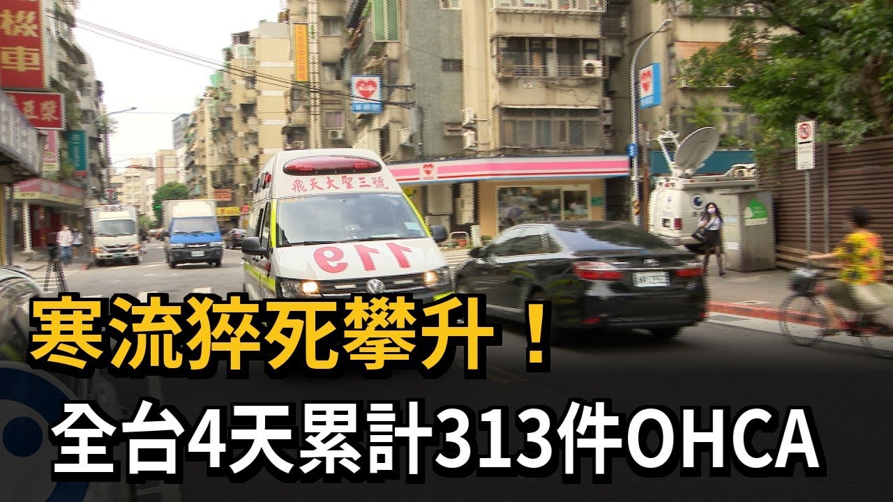 寒流猝死攀升全台4天累計313件OHCA－民視新聞- YouTube